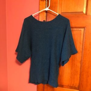 Flared sleeve sweater